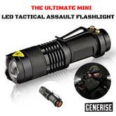 Mini Tactical Flashlights Portable LED Camping Lamps 3 Modes-TI00760-Veeddydropshipping